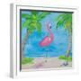 Fancy Flamingos I-Julie DeRice-Framed Art Print