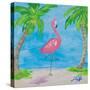 Fancy Flamingos I-Julie DeRice-Stretched Canvas