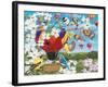 Fancy Fliers-William Vanderdasson-Framed Giclee Print