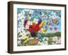 Fancy Fliers-William Vanderdasson-Framed Giclee Print