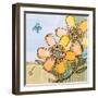 Fancy Flowers Orange-Robbin Rawlings-Framed Art Print