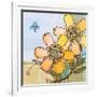 Fancy Flowers Orange-Robbin Rawlings-Framed Art Print