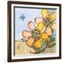 Fancy Flowers Orange-Robbin Rawlings-Framed Art Print