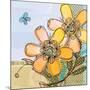 Fancy Flowers Orange-Robbin Rawlings-Mounted Art Print