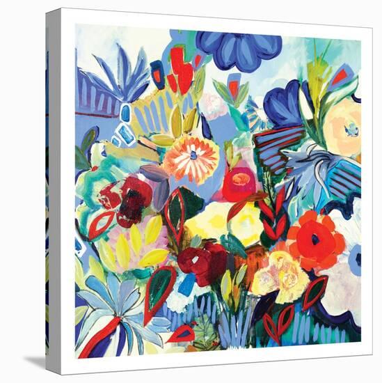 Fancy Flowers-Daisy D-Stretched Canvas