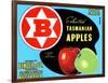 Fancy Grade Selected Tasmanian Apples-null-Framed Art Print