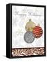 Fancy Happy Holidays-Megan Aroon Duncanson-Framed Stretched Canvas