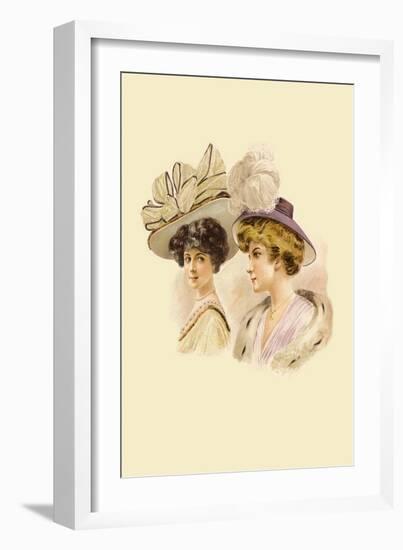 Fancy Hats-null-Framed Art Print