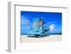 Fancy Lifeguard Hut N. Miami-null-Framed Art Print