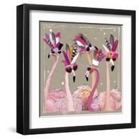 Fancy Pants Bird IV-Hammond Gower-Framed Art Print