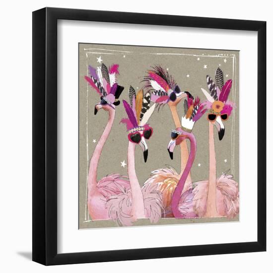 Fancy Pants Bird IV-Hammond Gower-Framed Art Print