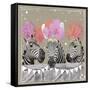 Fancy Pants Zoo II-Hammond Gower-Framed Stretched Canvas