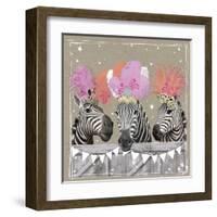 Fancy Pants Zoo II-Hammond Gower-Framed Art Print