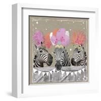 Fancy Pants Zoo II-Hammond Gower-Framed Art Print