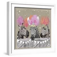 Fancy Pants Zoo II-Hammond Gower-Framed Art Print