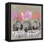 Fancy Pants Zoo II-Hammond Gower-Framed Stretched Canvas
