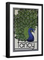 Fancy Peacock-Kestrel Michaud-Framed Giclee Print