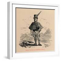 'Fancy Portrait of Inspector Balioi', c1860, (c1860)-John Leech-Framed Giclee Print