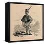 'Fancy Portrait of Inspector Balioi', c1860, (c1860)-John Leech-Framed Stretched Canvas