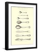 Fancy Serving Implements-null-Framed Art Print