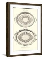 Fancy Serving Platters-null-Framed Art Print