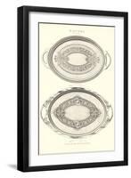 Fancy Serving Platters-null-Framed Art Print