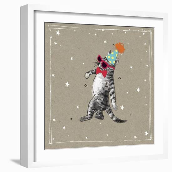 Fancypants Cats II-Hammond Gower-Framed Art Print