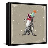 Fancypants Cats II-Hammond Gower-Framed Stretched Canvas