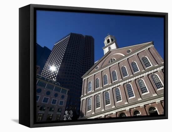 Faneuil Hall, Boston, Massachusetts, New England, USA-null-Framed Stretched Canvas