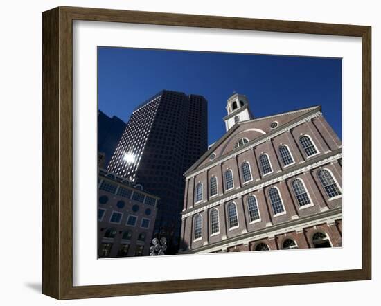 Faneuil Hall, Boston, Massachusetts, New England, USA-null-Framed Photographic Print