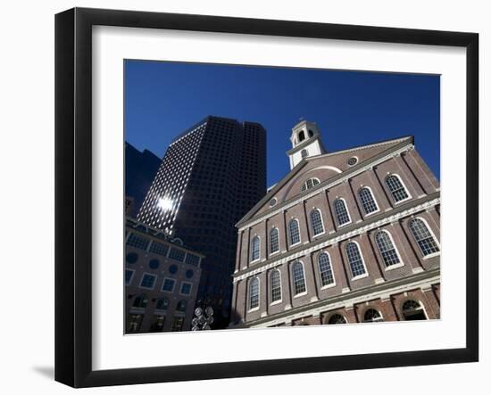 Faneuil Hall, Boston, Massachusetts, New England, USA-null-Framed Photographic Print