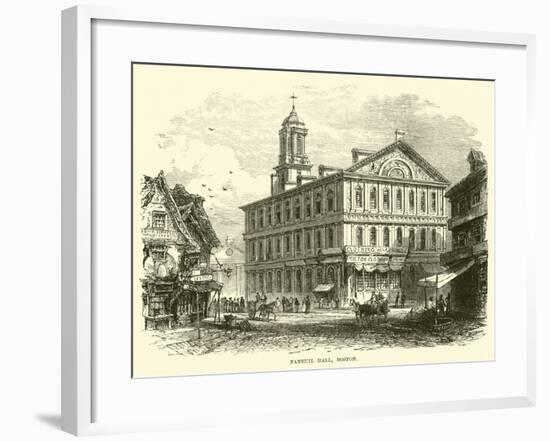 Faneuil Hall, Boston-null-Framed Giclee Print