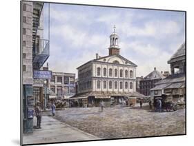 Faneuil Hall, Ca. 1915-Stanton Manolakas-Mounted Giclee Print