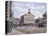 Faneuil Hall, Ca. 1915-Stanton Manolakas-Stretched Canvas