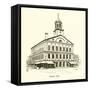 Faneuil Hall-null-Framed Stretched Canvas