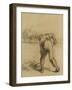 Faneur vu de dos-Jean-Fran?ois Millet-Framed Giclee Print