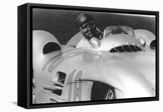 Fangio, French Grand Prix, Rheims, France, 1954-null-Framed Stretched Canvas