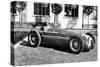 Fangio in Alfa Romeo, Prior to the San Remo Grand Prix, Italy, 1950-null-Stretched Canvas