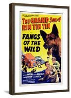 Fangs of the Wild, Rin Tin Tin Jr., Dennis Moore, 1939-null-Framed Art Print