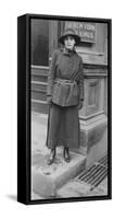 Fania Mindell probably taken during the Bownsville trial, 1917-null-Framed Stretched Canvas