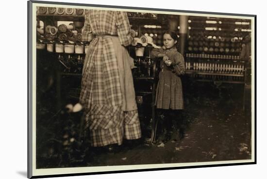 Fannie-Lewis Wickes Hine-Mounted Photographic Print