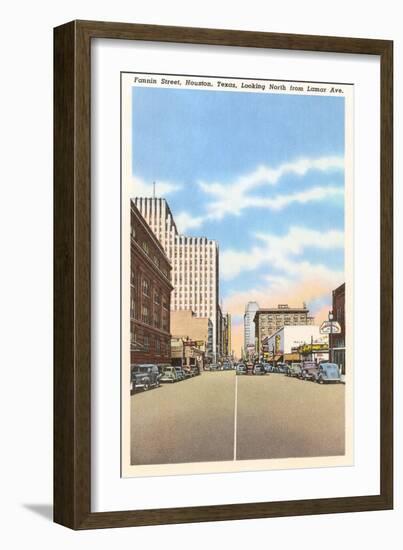 Fannin Street, Houston, Texas-null-Framed Art Print