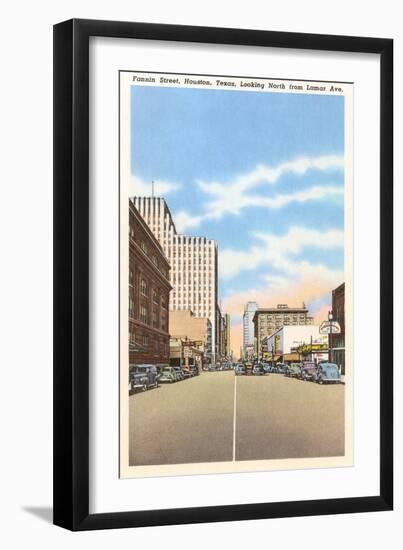 Fannin Street, Houston, Texas-null-Framed Art Print