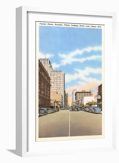 Fannin Street, Houston, Texas-null-Framed Art Print