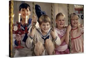 Fanny and Alexander by Ingmar Bergman with Bertil Guve and Pernilla Allwin, 1982 (photo)-null-Stretched Canvas