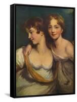 Fanny and Jane Hamond, 19th century, (1917)-Thomas Lawrence-Framed Stretched Canvas