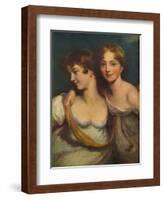 Fanny and Jane Hamond, 19th century, (1917)-Thomas Lawrence-Framed Giclee Print