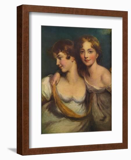 Fanny and Jane Hamond, 19th century, (1917)-Thomas Lawrence-Framed Giclee Print