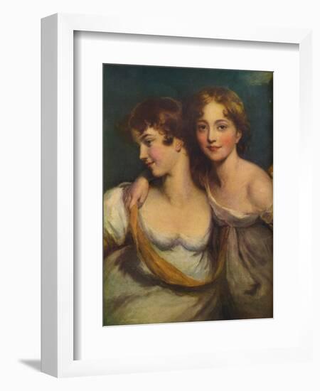 Fanny and Jane Hamond, 19th century, (1917)-Thomas Lawrence-Framed Giclee Print