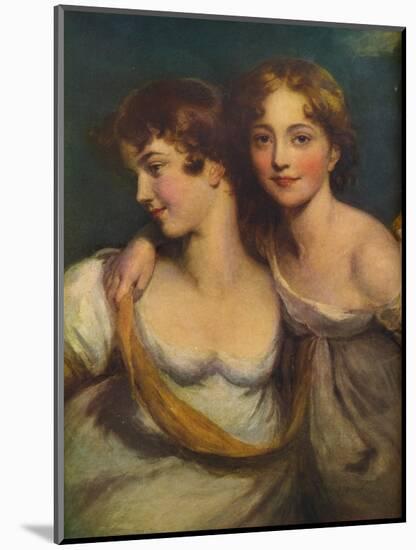 Fanny and Jane Hamond, 19th century, (1917)-Thomas Lawrence-Mounted Giclee Print